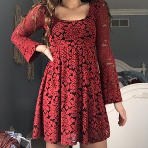 PACSUN (LA hearts) floral babydoll dress